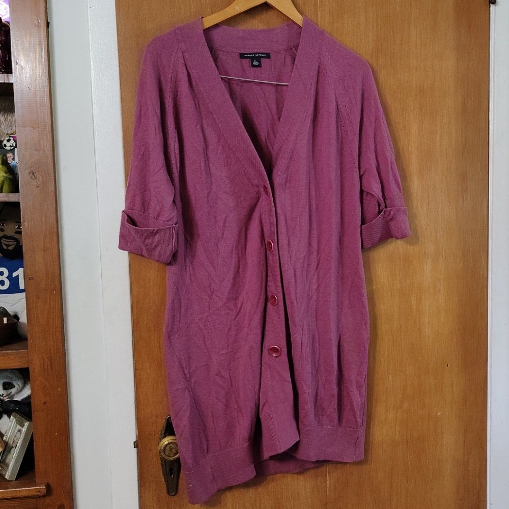 Banana Republic Women's Mauve Cardigan